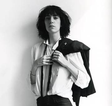 Patti Smith and her band